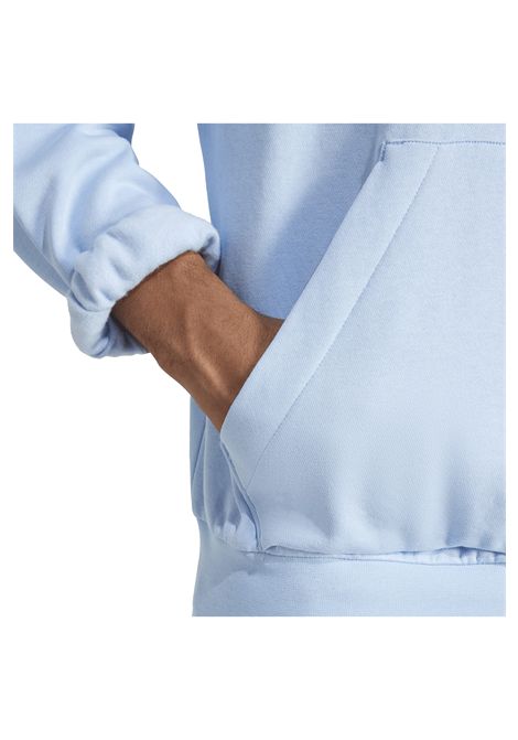 Felpa Adidas Essentials Feelcozy Fleece con Cappuccio Celeste Uomo ADIDAS CORE | Felpe | IN6064-